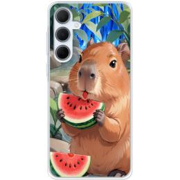 Чохол-накладка Boxface (55280-up2551) для Samsung Galaxy A35 5G (A356) Капібара з кавуном