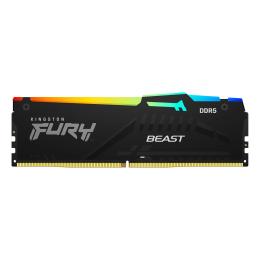 Оперативна память Kingston FURY 8GB DDR5 6000 MHz CL30 Beast RGB EXPO Black (KF560C30BBEA-8)