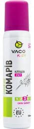 Аерозоль від комах Vaco Kids від комарів, кліщів і мошок для дітей від 3 років 100 мл (5901821952408)