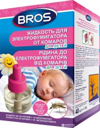 Рідина для фумігатора Bros від комарів на 60 ночей для дітей від 1 року (5904517067875)