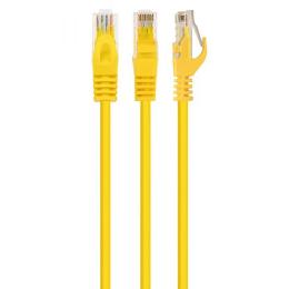 Патч-корд KINGDA UTP Cat.5e, 10m Yellow (PAUT31000-CU-YL)