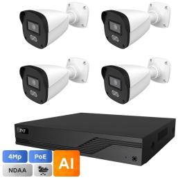 Комплект відеонагляду TVT Digital IP-Video Kit 4x4Mp (T) PoE (TD-9441S4L-C (D/PE/AW1)