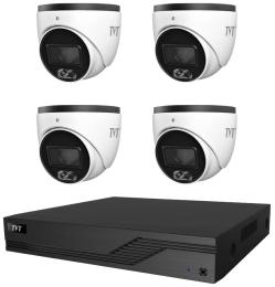 Комплект відеонагляду TVT Digital IP-Video Kit 4x4Mp (T) PoE (TD-9544S4-C (D/PE/AW2))