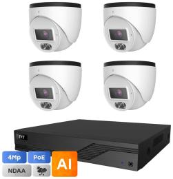 Комплект відеонагляду TVT Digital IP-Video Kit 4x4Mp (T) PoE (TD-9544S4L-C (D/PE/AW1)