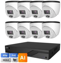 Комплект відеонагляду TVT Digital IP-Video Kit 8x4Mp (T) PoE (TD-9544S4L-C (D/PE/AW1)