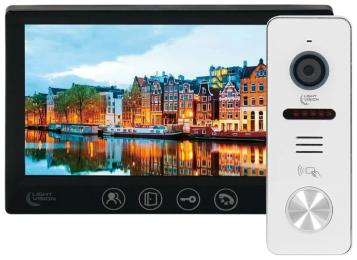 Відеодомофон Light Vision 7 AMSTERDAM FHD + 2Mp Black White
