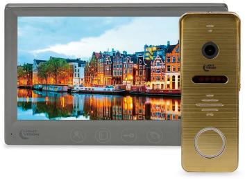 Відеодомофон Light Vision 7 AMSTERDAM FHD + RIO FHD Gray Gold