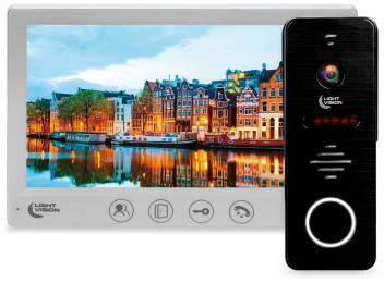 Відеодомофон Light Vision 7 AMSTERDAM FHD + RIO FHD White Black