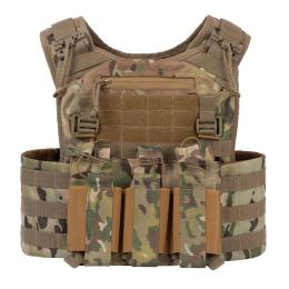 Плитоноска тактична з підсумками Vik-Tailor MOLLE Multicam 78154849
