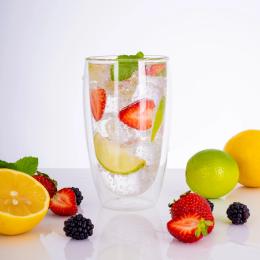 Склянка RINGEL RG-0001/350 Transparent з подвійним склом, 350 мл