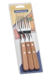 Набір виделок TRAMONTINA DYNAMIC Silver Столові, 3 предмета