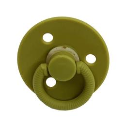 Дитяча пустушка латексна Mega Zayka MGZ-0525-1 Green кругла