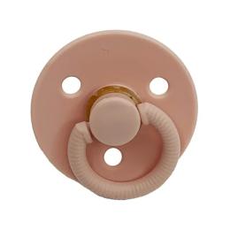 Дитяча пустушка латексна Mega Zayka MGZ-0525-8 Peach кругла