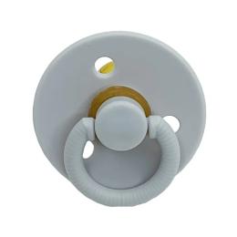 Дитяча пустушка латексна Mega Zayka MGZ-0525-9 Gray кругла