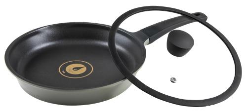 Сковорідка RINGEL Zitrone (RG-2108-28/OL) Olive 28см з кришкою