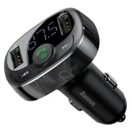 ФМ-модулятор Baseus T Shaped S-09A Car Blyetooth MP3 Black (CCMT-000001)