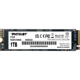 Внутрішній SSD диск Patriot P320 (P320P1TBM28) Black 1TB