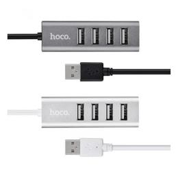 USB-хаб Hoco HB1 Silver