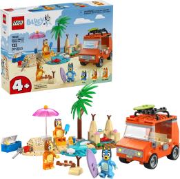 Конструктор LEGO (11202) Bluey Пляж і сімейна поїздка на автомобілі Блуї