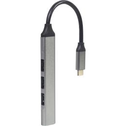 USB-хаб Gembird UHB-CM-U3P1U2P3-03 Silver
