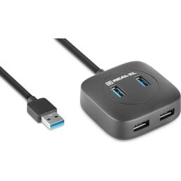 USB-хаб REAL-EL HQ-187 Black (EL123110010)