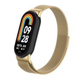 Ремінець для фітнес-браслету ArmorStandart Milanese Magnetic для Xiaomi Smart Band 10/9/8 Gold (ARM86891)