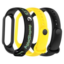 Набір ремінців для фітнес-браслета ArmorStandart Band для Xiaomi Mi Band 7/6/5 New Style Inscription (ARM87044)