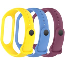 Набір ремінців для фітнес-браслета ArmorStandart Band для Xiaomi Mi Band 7/6/5 New Style Viola (ARM87046)