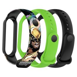 Набір ремінців для фітнес-браслета ArmorStandart Band для Xiaomi Mi Band 7/6/5 New Style Wolverine (ARM87047)