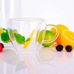 Чашка RINGEL Guten Morgen Transparent 350 мл з подвійною стінкою