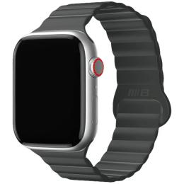 Ремінець для смарт-годинника Blueo Magnetic Silicone для Apple Watch 42 (ser.1-3)/44/45/46/49mm Black