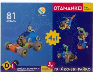 Конструктор OTAMANKO ГРАЙКО-ЗБИРАЙКО, 81 деталь