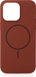 Чохол-накладка Infinity MagSafe Silicone Beats Case для iPhone 15 Brown