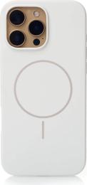 Чохол-накладка Infinity MagSafe Silicone Beats Case для iPhone 16 Pro White