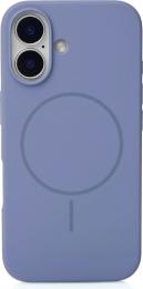 Чохол-накладка Infinity MagSafe Silicone Beats Case для iPhone 16 Storm Blue