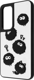 Чохол-накладка WAVE Doodle Case для Samsung Galaxy S24 FE Black Fluffy