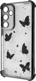 Чохол-накладка WAVE Winkie для Samsung Galaxy S24 FE Black/Butterfly