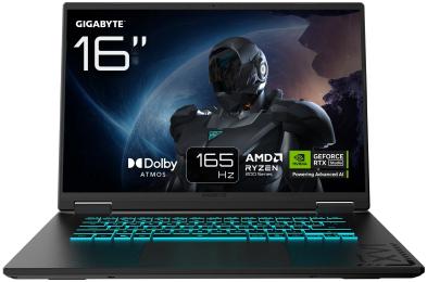 Ноутбук Gigabyte Gaming A16 (3THK3UA893SD) Black Steel