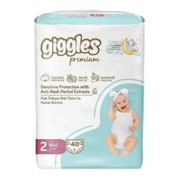 Підгузки Giggles Premium 2 Mini 3-6 кг 40 шт (8680131206889)