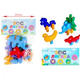 Конструктор Colorplast 1647 Зоо Логіка блоковий