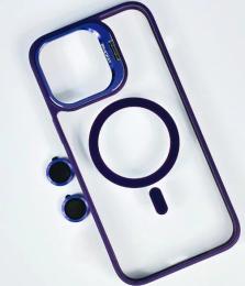 Чохол-накладка Infinity Stand Camera MagSafe для iPhone 13 Violet