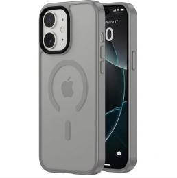 Чохол-накладка EpiK Metal Buttons with MagSafe Colorful для Apple iPhone 17 (6.3) Gray