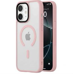 Чохол-накладка EpiK Metal Buttons with MagSafe Colorful для Apple iPhone 17 (6.3) Pink