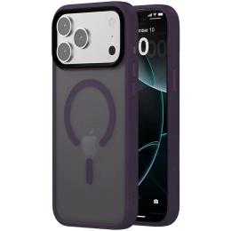 Чохол-накладка EpiK Metal Buttons with MagSafe Colorful для Apple iPhone 17 Pro (6.3) Dark Purple
