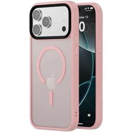 Чохол-накладка EpiK Metal Buttons with MagSafe Colorful для Apple iPhone 17 Pro Max (6.9) Pink