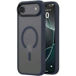 Чохол-накладка EpiK Metal Buttons with MagSafe Colorful для Apple iPhone 17 Air (6.5) Navy Blue