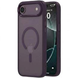 Чохол-накладка EpiK Metal Buttons with MagSafe Colorful для Apple iPhone 17 Air (6.5) Dark Purple
