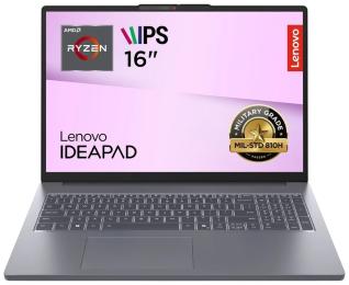 Ноутбук Lenovo IdeaPad Slim 3 16ARP10 (83K8005ERA) Luna Gray
