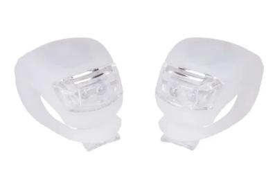 Велосипедна мигалка Velotrade BC-RL8001 White біле + червоне світло LED 2 шт