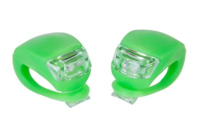 Велосипедна мигалка Velotrade BC-RL8001 Green біле + червоне світло LED 2 шт